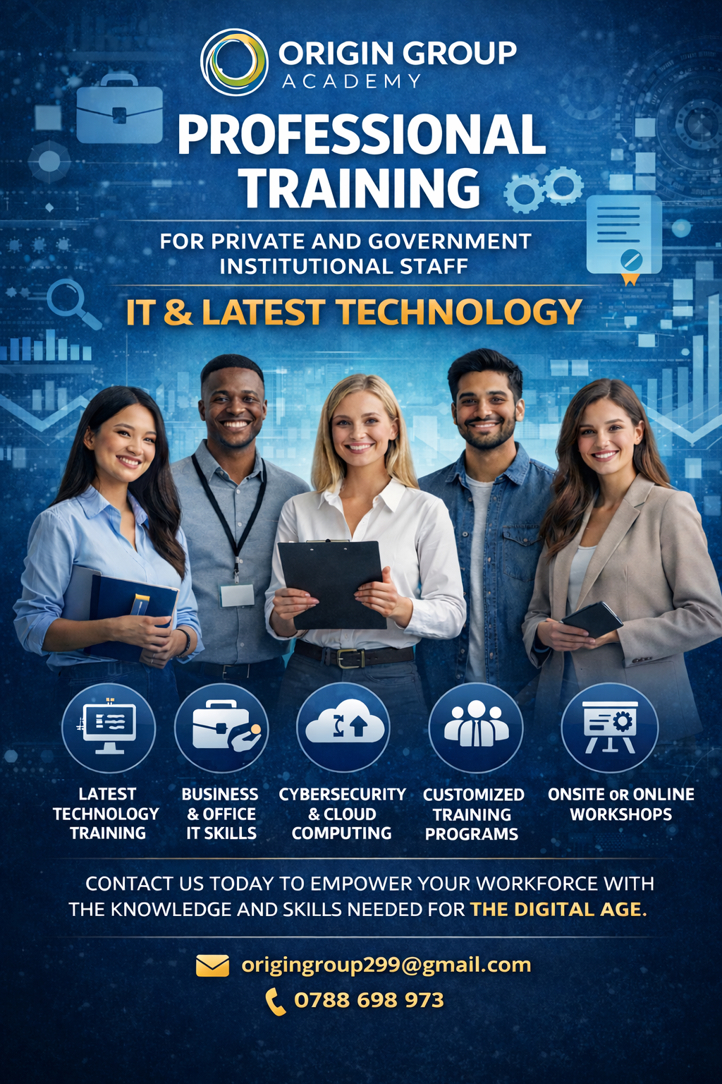 Institutional staff  Training (IT & Latest Technology)